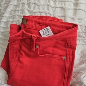 Judy Blue Vibrant Red Skinny Jeans